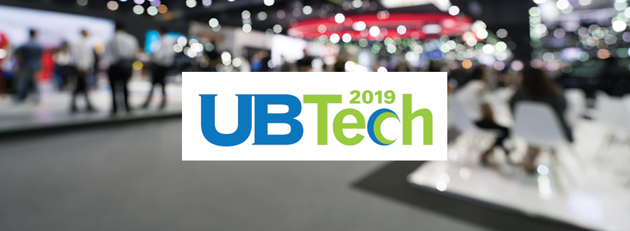 Logo UB Tech 2019, and Conference Background Image