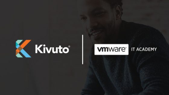 Featured Image - Kivuto and VMware IT Academy logos on dark background