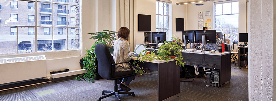 Featured Image - Women sitting in Office with Laptop