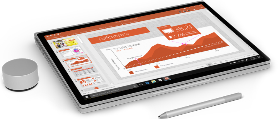 Surface Tablet with Office PowerPoint