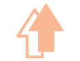 Icon - Two arrows pointing up