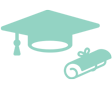 Icon - Graduation Cap With Diploma