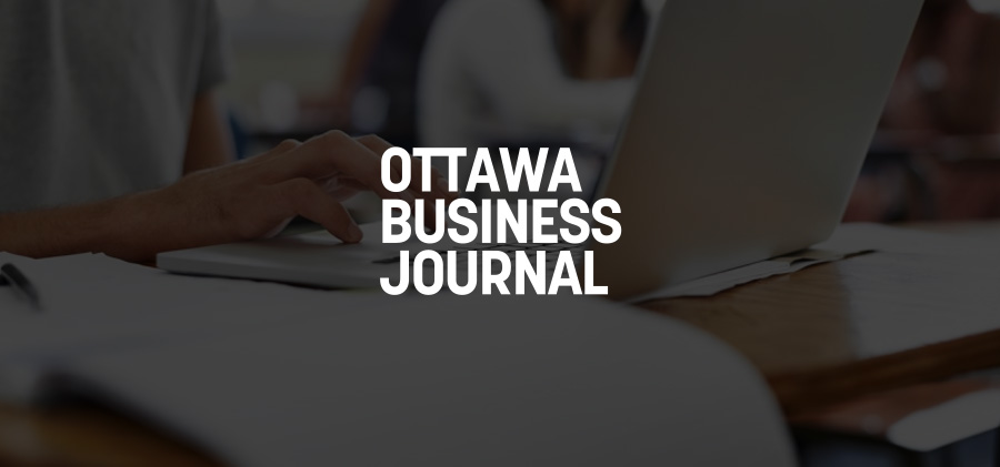Featured Image - Ottawa Business Journal Logo on Dark Background